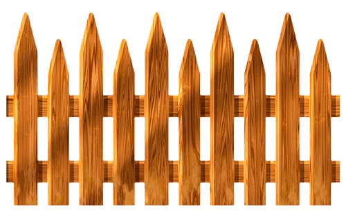 Barrera de madera