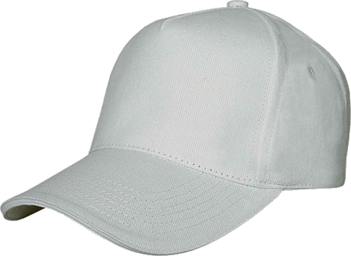 Gorra blanca sin logos