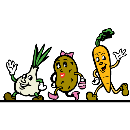 Vegetales felices