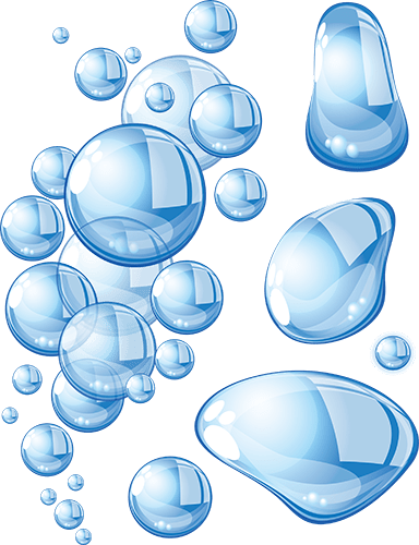 Gotas de agua grande
